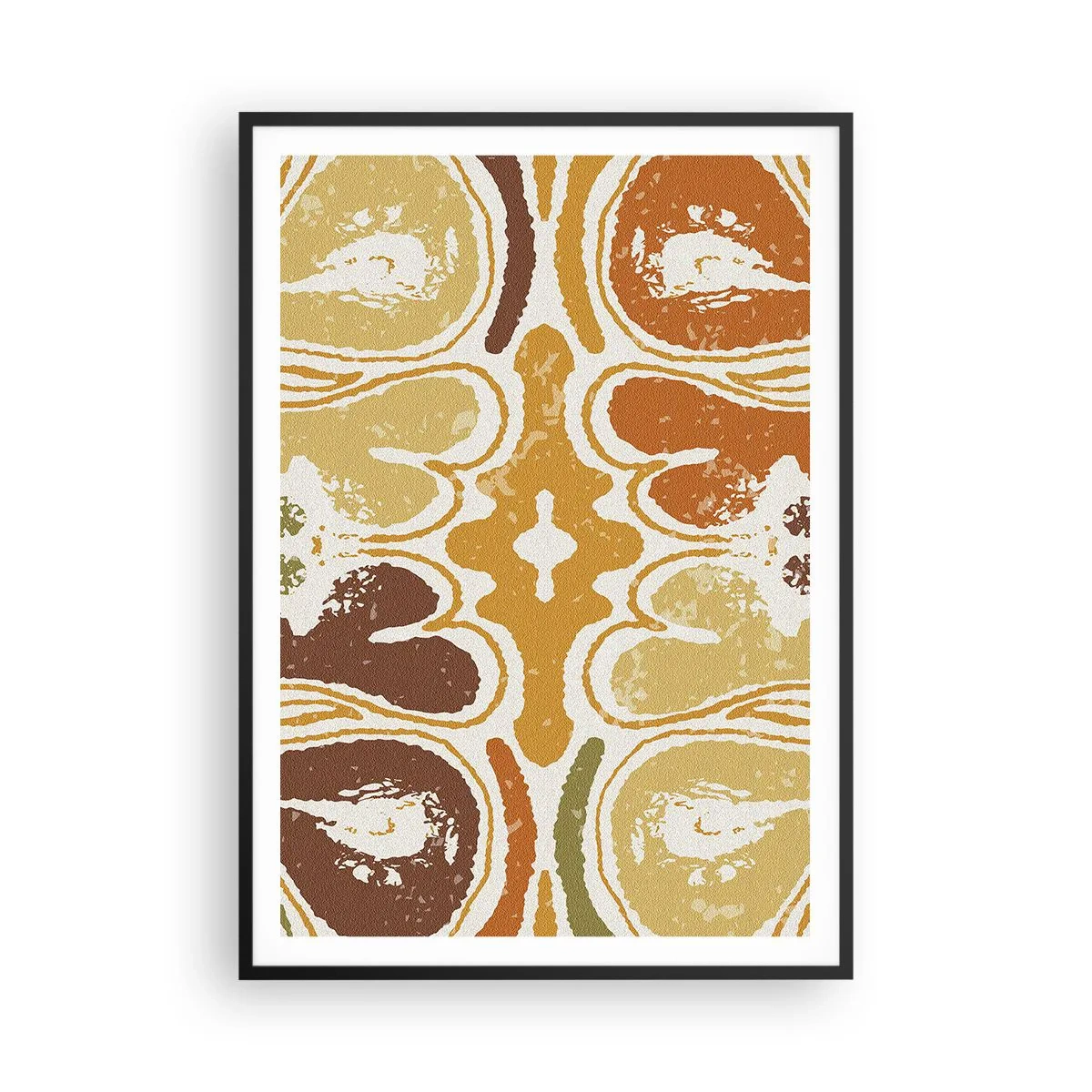 Poszter fehér keretben - Érzelmes absztrakció - 70x100 cm