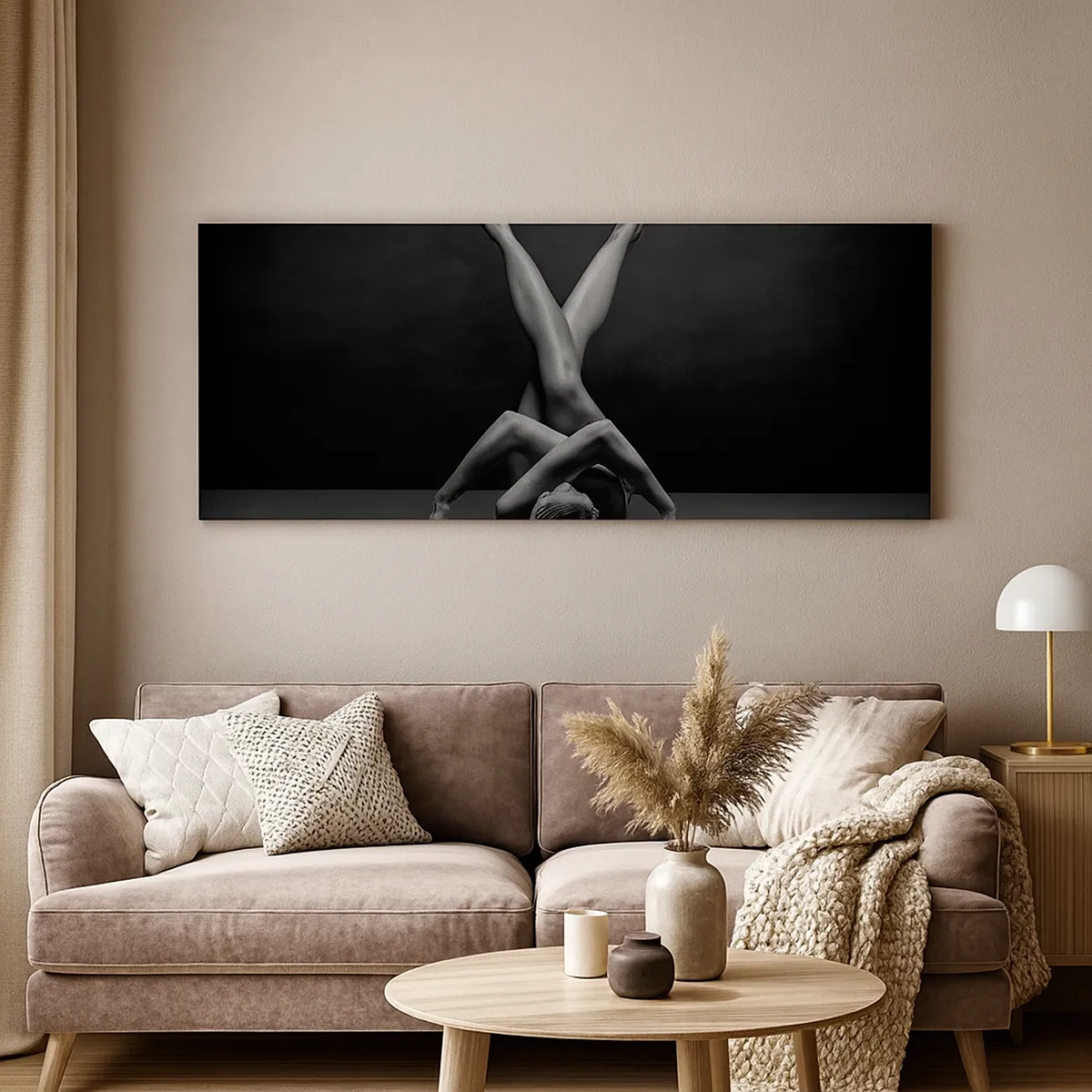 Vászonkép - A meztelenség geometriája - 30x30 cm