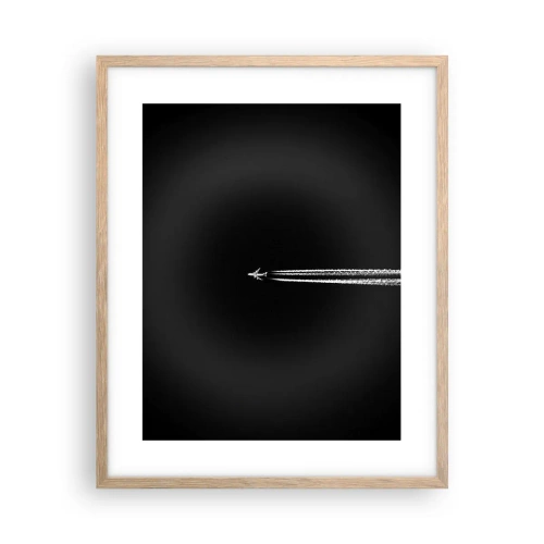 Poszter világos tölgy keretben - Egy másik dimenzióba - 40x50 cm