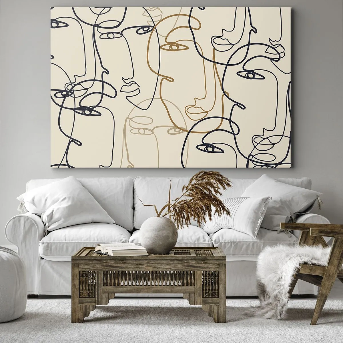 Vászonkép - Többszörös portré - 100x70 cm