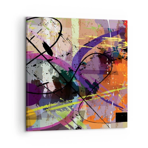 Vászonkép - Mehet egyenesen előre vagy körbe - 60x60 cm