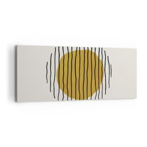Vászonkép - A hőtől remegő absztrakció - 100x40 cm