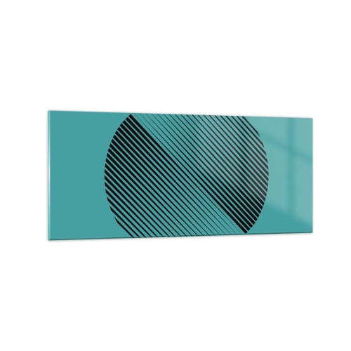 Üveg kép - A kör - egy geometriai variáció - 120x50 cm