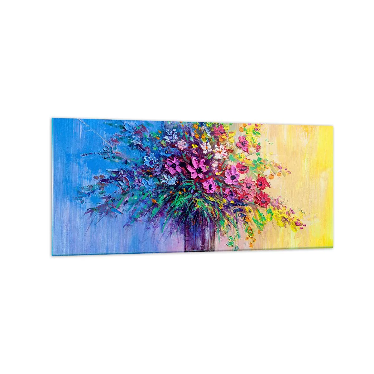 Üveg kép - A rét nyári ajándéka - 120x50 cm