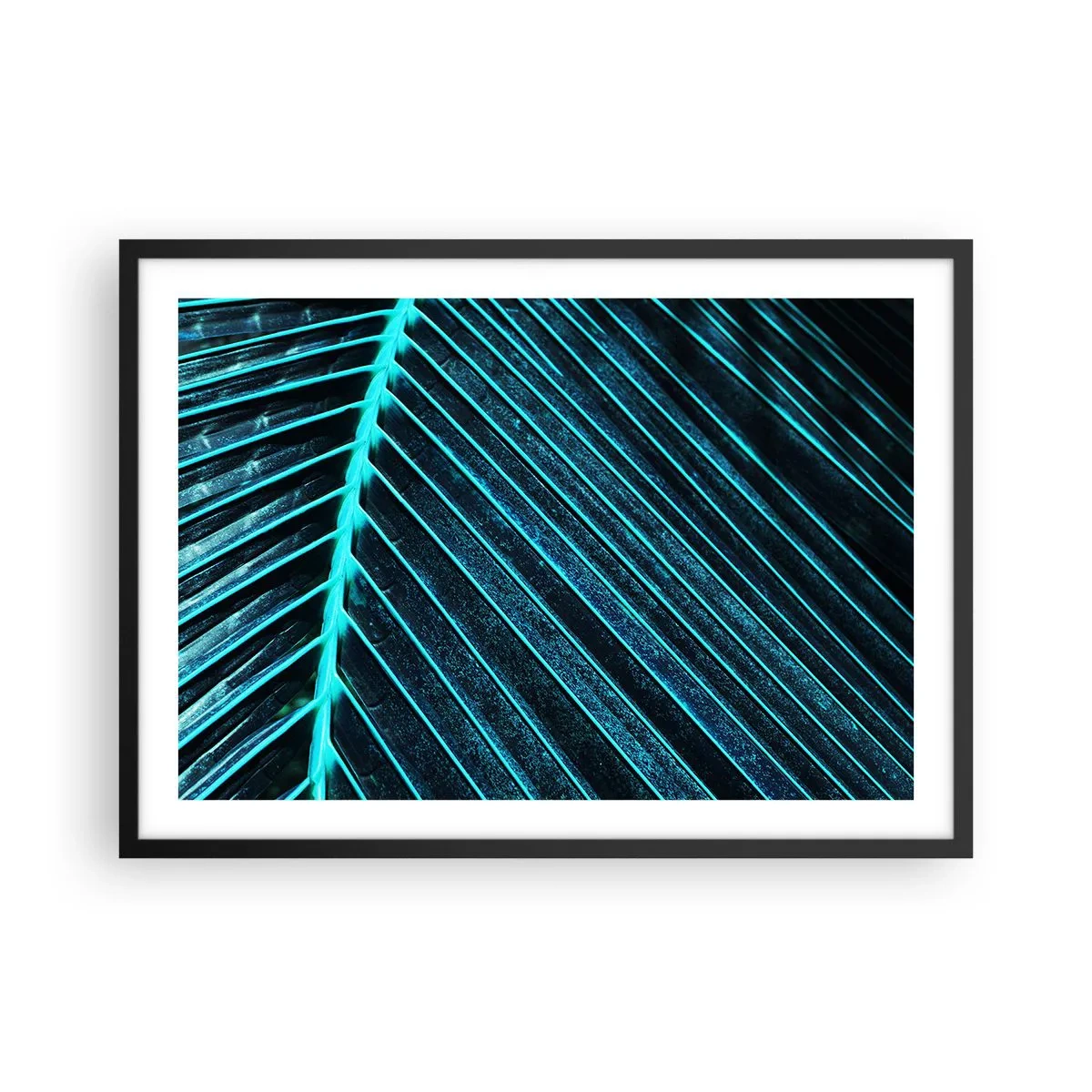 Poszter fehér keretben - A zöld textúrája - 70x50 cm