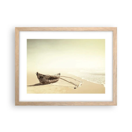 Poszter világos tölgy keretben - A déli tengerek megemlékezése - 40x30 cm