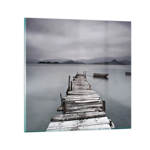 Üveg kép - Holnap indulhatsz - 50x50 cm