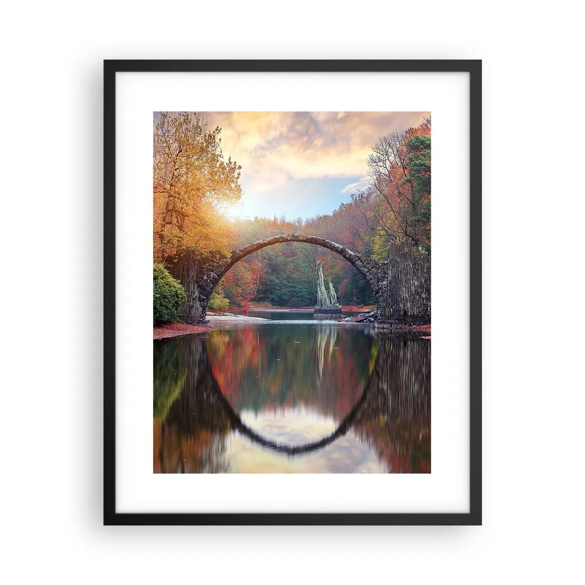 Poszter fehér keretben - A tükör másik oldalán - 40x50 cm