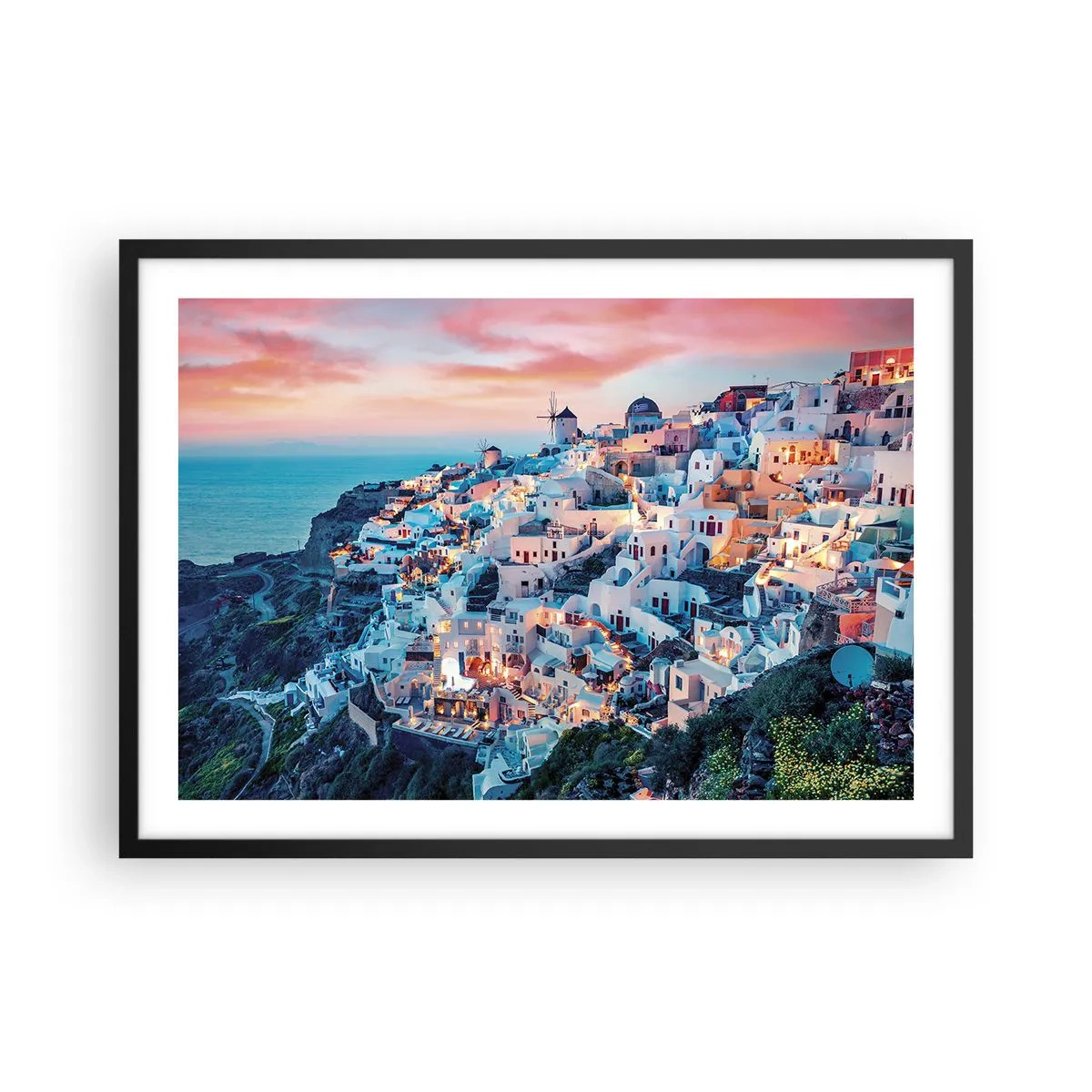 Poszter fehér keretben - Nagyszerű görög vakációd - 70x50 cm