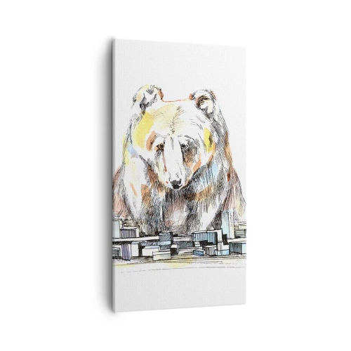 Vászonkép - Hogy lehet így élni? - 55x100 cm