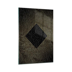 Üveg kép - Geometria glamour stílusban - 80x120 cm