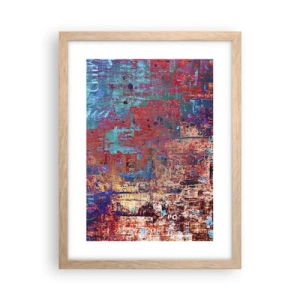 Poszter világos tölgy keretben - Emlékezés és feledés - 30x40 cm