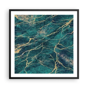 Poszter fehér keretben - Aranybánya - 60x60 cm