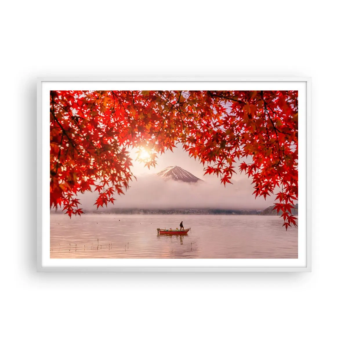 Poszter fekete keretben - Japán hangulatban - 100x70 cm