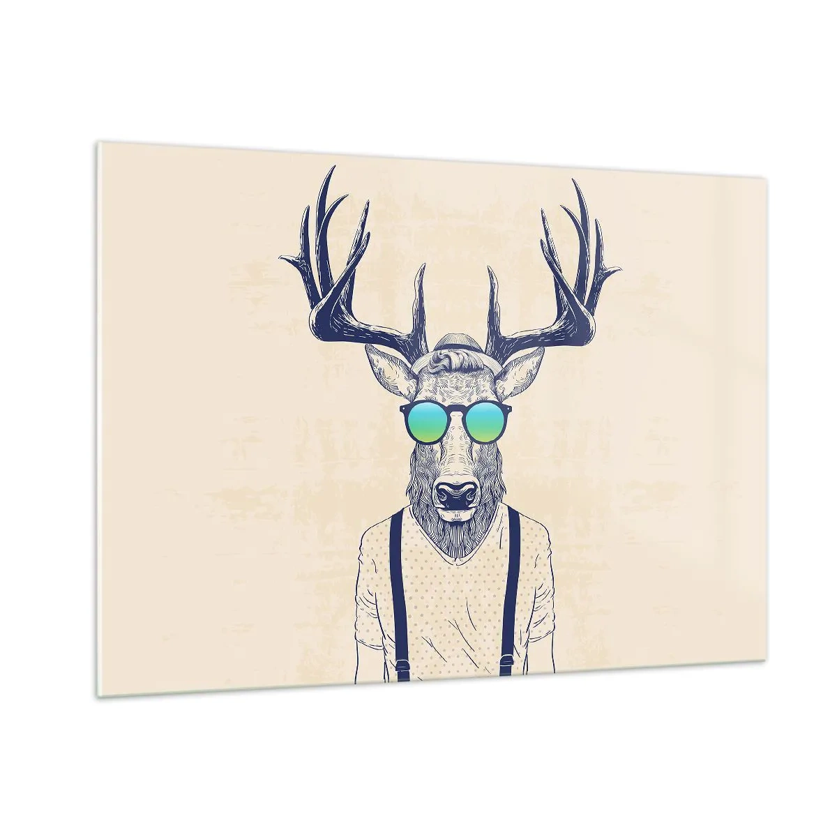 Üveg kép - Kire számítottál? - 100x70 cm