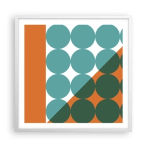 Poszter fekete keretben - Felfelé és átlósan - 60x60 cm