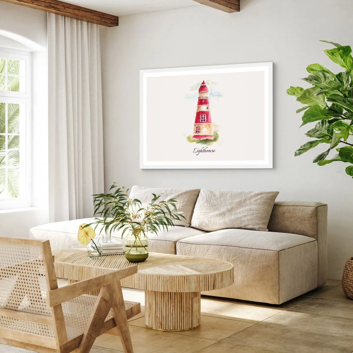 Poszter fekete keretben - Körbe mindíg időjárás - 91x61 cm