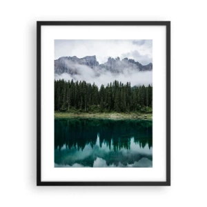 Poszter fehér keretben - Csitt, csit, ne zavard fel az állóvizet... - 40x50 cm