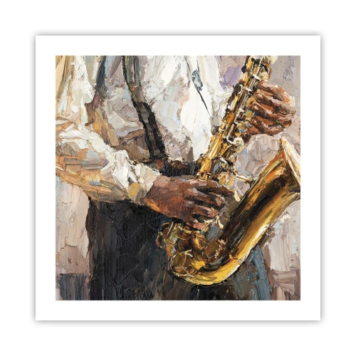 Poszter - Itt az idő egy szólóra - 50x50 cm