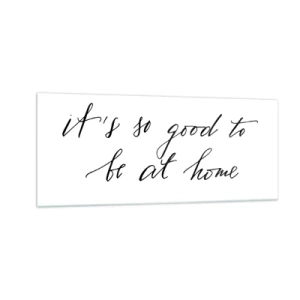 Üveg kép - Teljes igazság - 100x40 cm