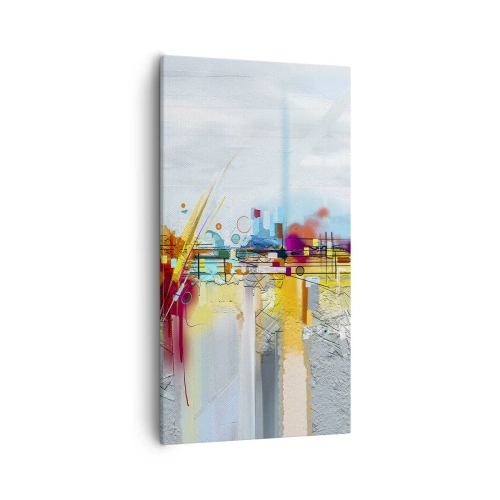 Vászonkép - Az öröm hídja az élet folyóján - 55x100 cm