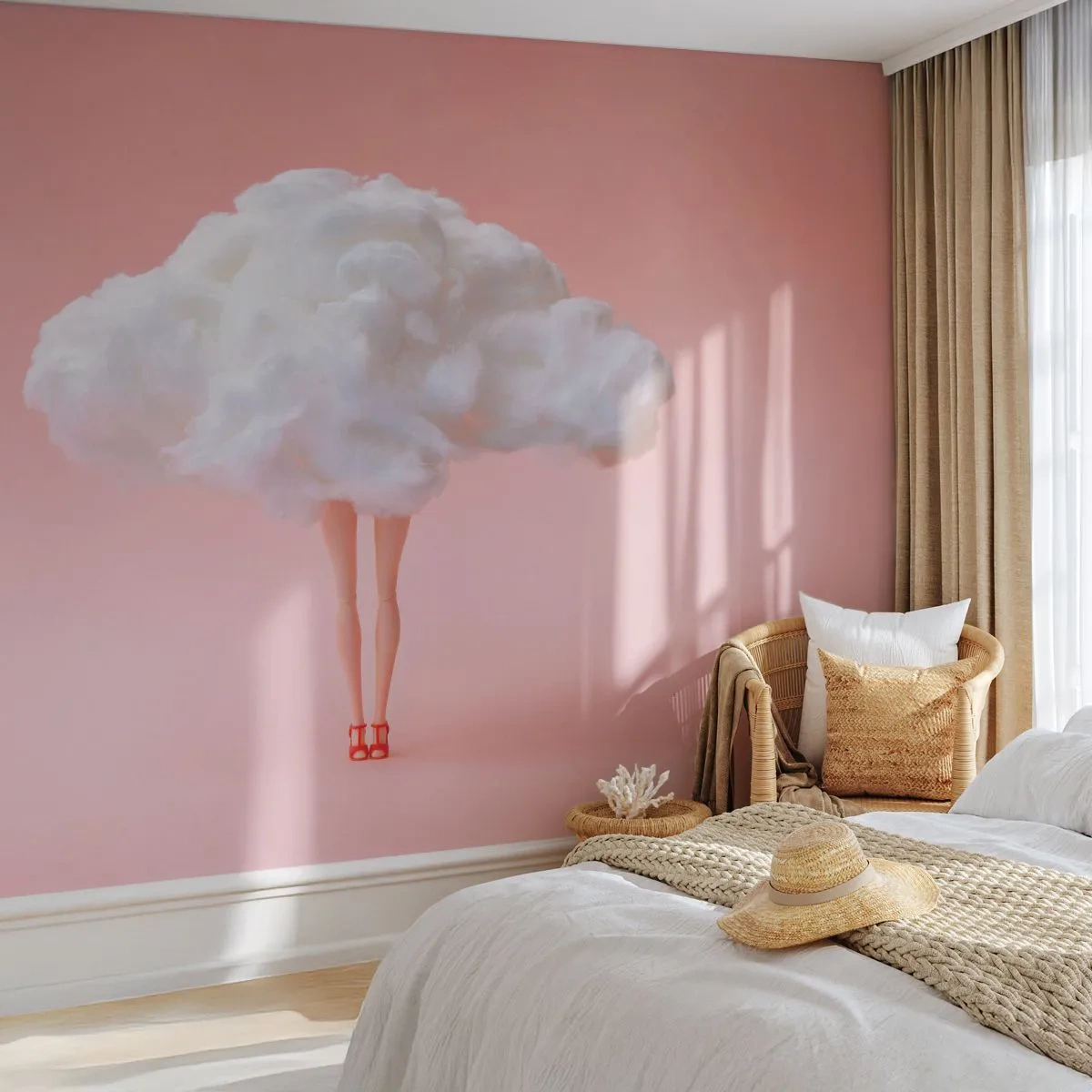 Öntapadós Fotótapéta Deluxe Sticker - Édes ígéret - Absztrakció, Nő, Női lábak - 250x175 cm