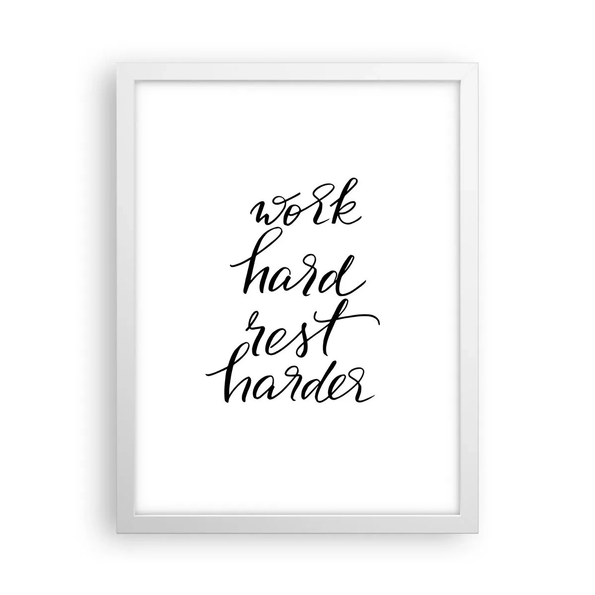 Poszter fekete keretben - Élet egyensúly - 30x40 cm