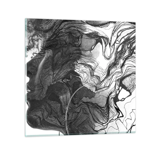 Üveg kép - Álmokba gabalyodva - 30x30 cm