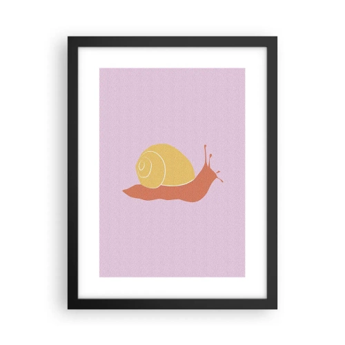 Poszter fehér keretben - Nem kell sietni - 30x40 cm