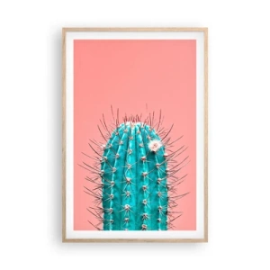 Poszter világos tölgy keretben - Csak nézz - 61x91 cm