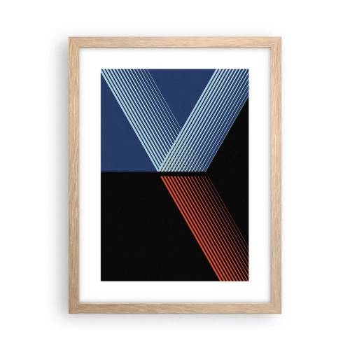 Poszter világos tölgy keretben - Egyszerű történet - 30x40 cm