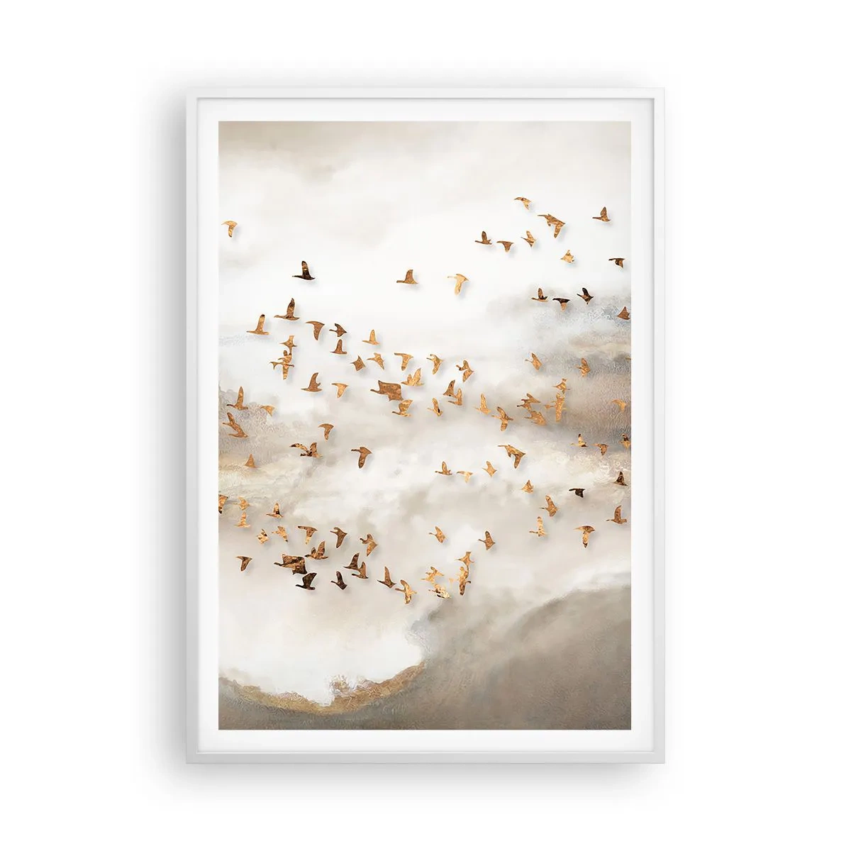 Poszter fekete keretben - Itt az idő... - 70x100 cm