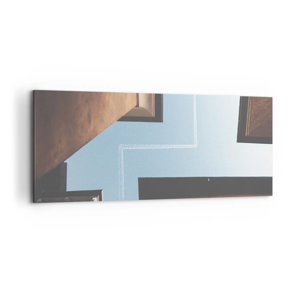 Vászonkép - A városi labirintus felett - 120x50 cm