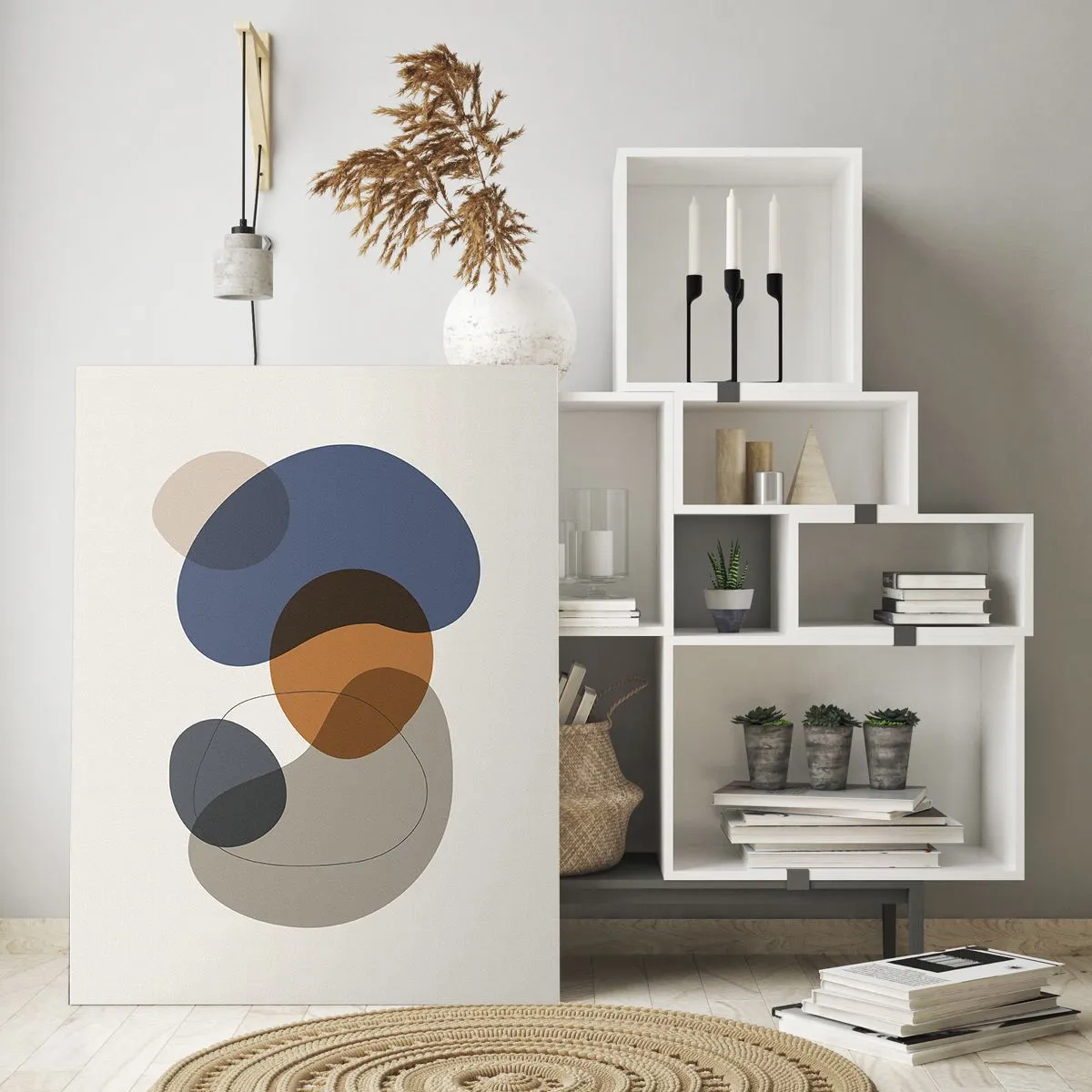 Üveg kép - Színek cseppjei - 50x70 cm