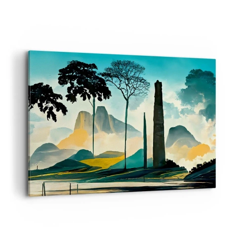 Vászonkép - Mindíg magasabbra és magasabbra - 120x80 cm