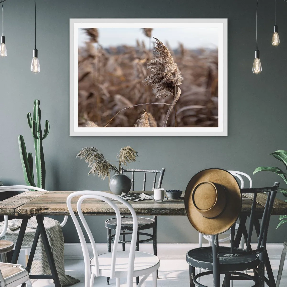 Poszter fekete keretben - Ideje elrepülni a széllel - 91x61 cm