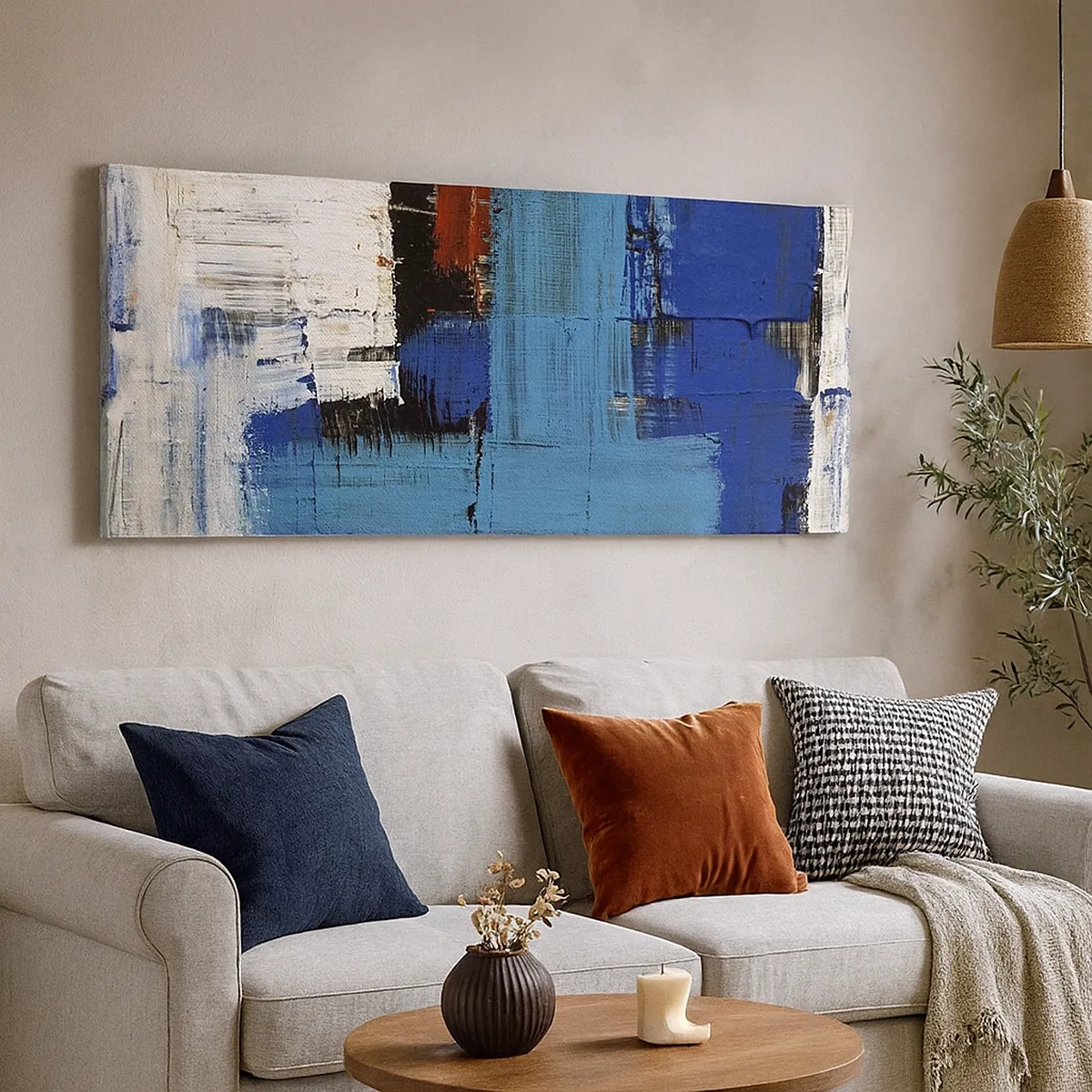 Vászonkép - A kék titka - 30x30 cm