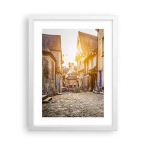 Poszter fekete keretben - A város fehér szelleme - 30x40 cm