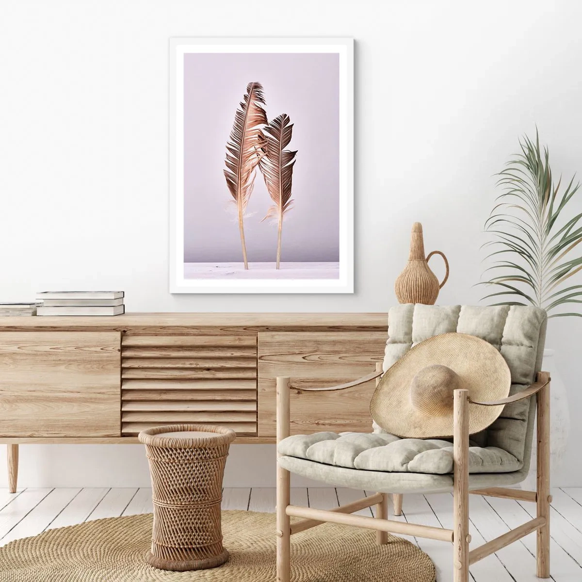 Poszter fekete keretben - A semmi ellen - 50x70 cm