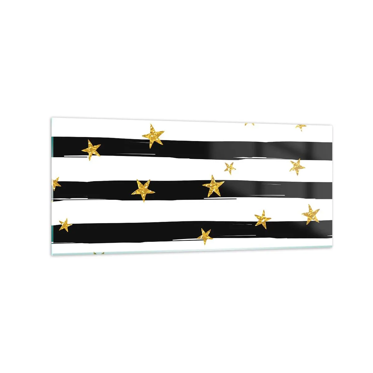 Üveg kép - Mindannyian szerencsés csillag alatt születtünk - 120x50 cm