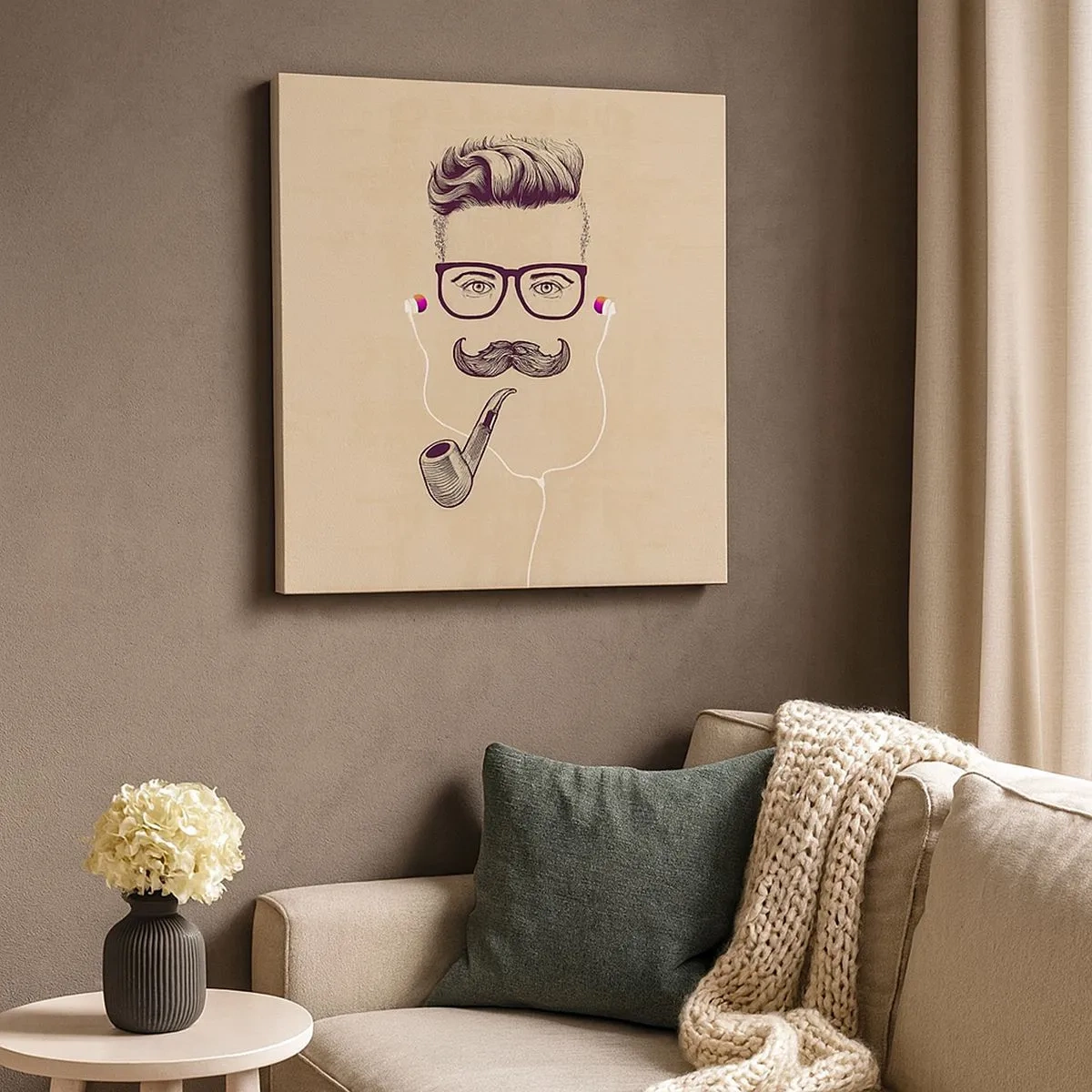 Vászonkép - Egy igazi férfi? - 30x30 cm