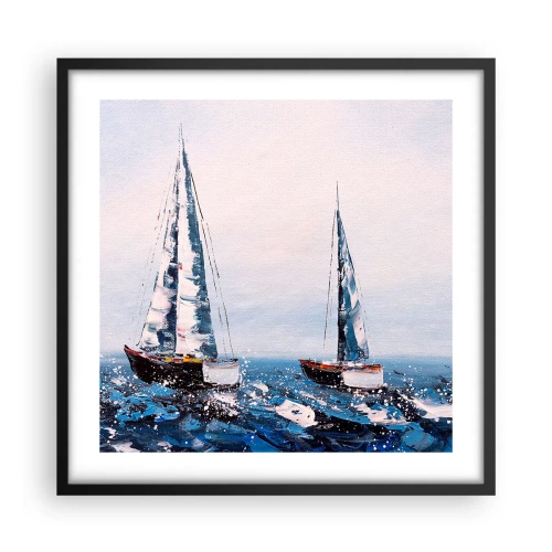 Poszter fehér keretben - A szél testvérisége - 50x50 cm