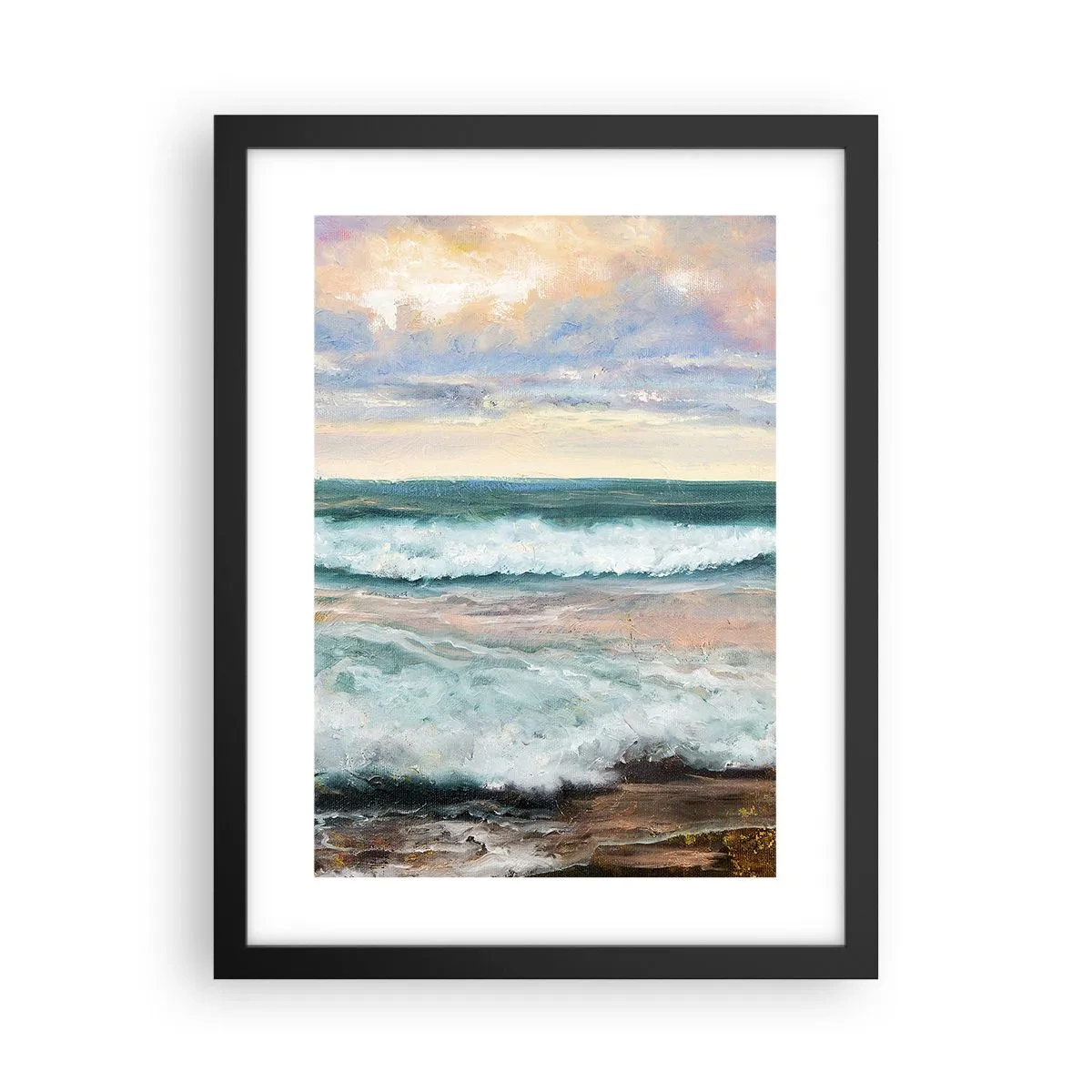 Poszter fehér keretben - Itt kisimítod a lelked - 30x40 cm