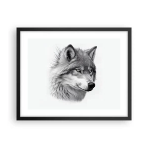 Poszter fehér keretben - Alfa - kétségtelenül - 50x40 cm