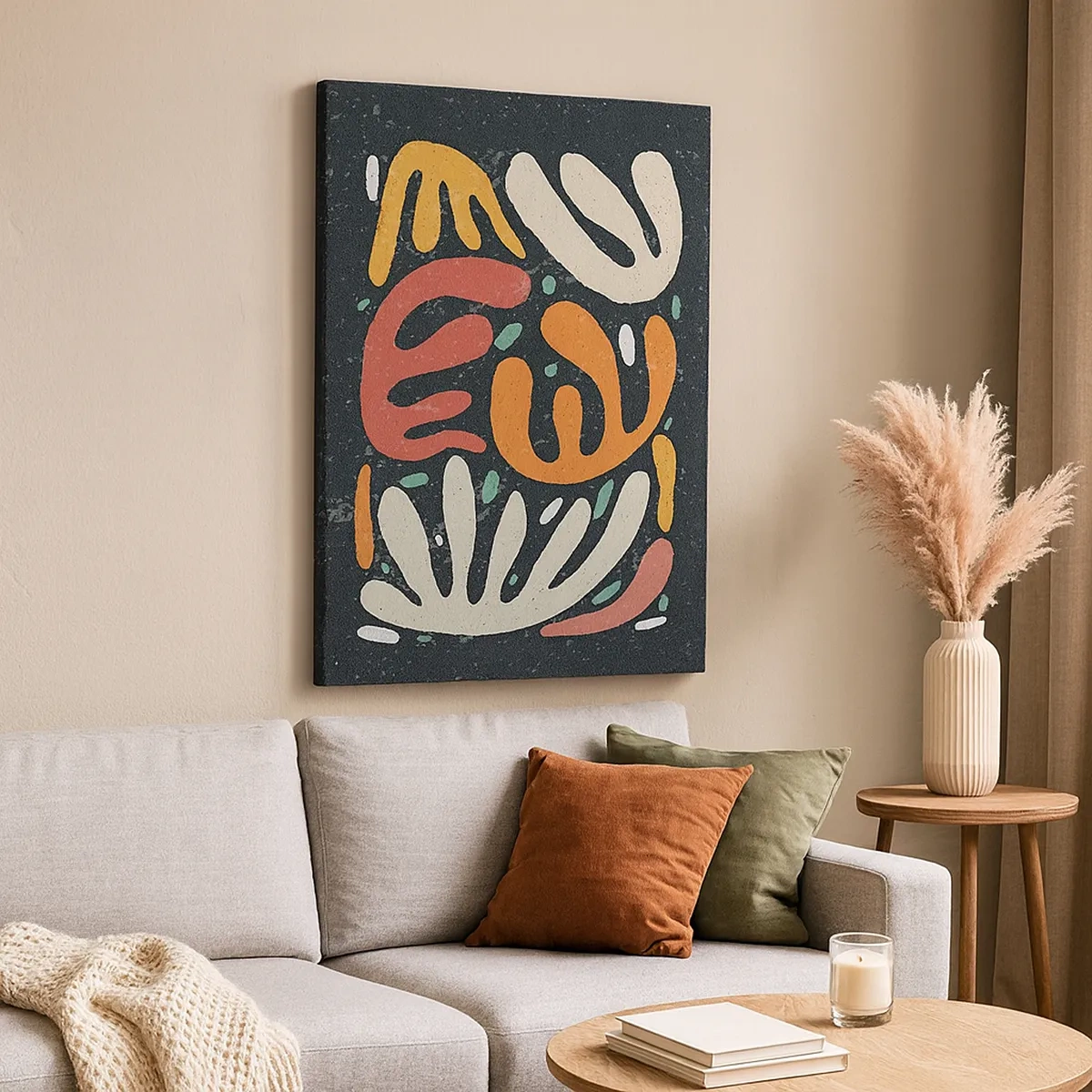 Vászonkép - Kompozíció - mindjárt elkaplak - 50x70 cm