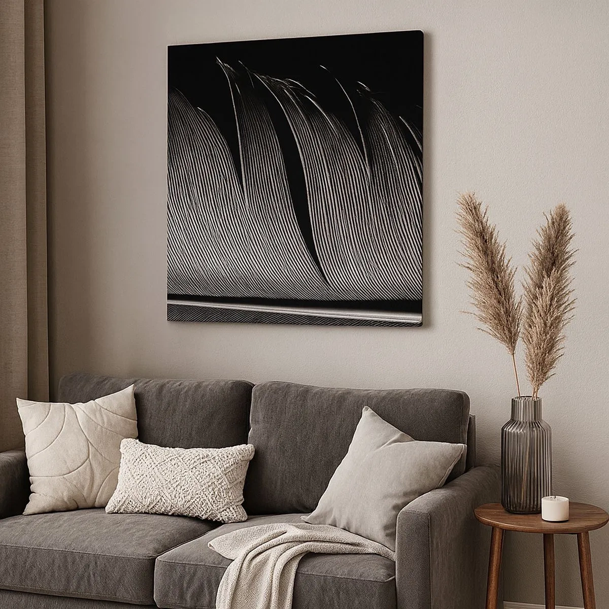 Vászonkép - Toll - egy csodálatos konstrukció - 30x30 cm