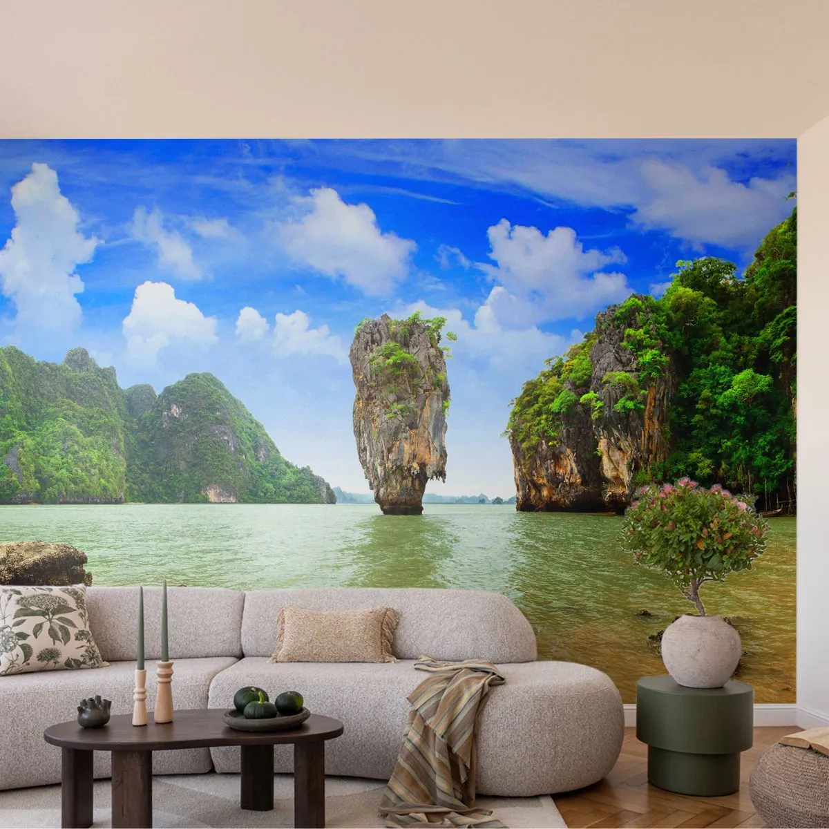 Fotótapéta Premium Canvas - A természet sziklás csodái - Tájkép, Természet, Trópusok - 200x140 cm