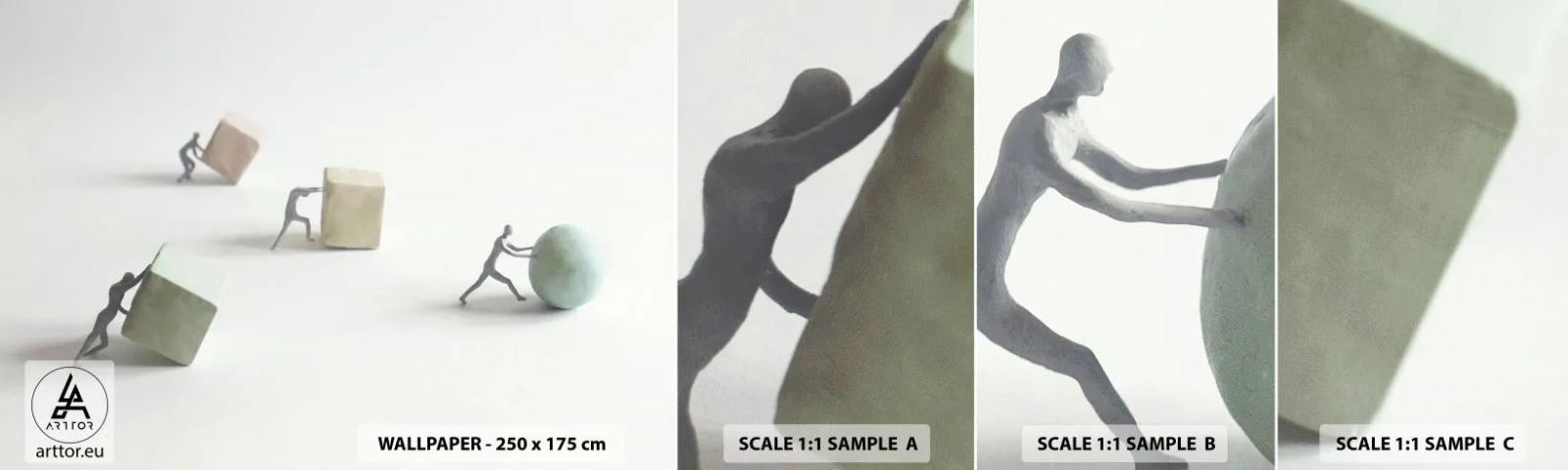 Fotótapéta Minta Öntapadós Deluxe Sticker - Maga az élet - Absztrakció, Emberek, Munka - 100x30 cm