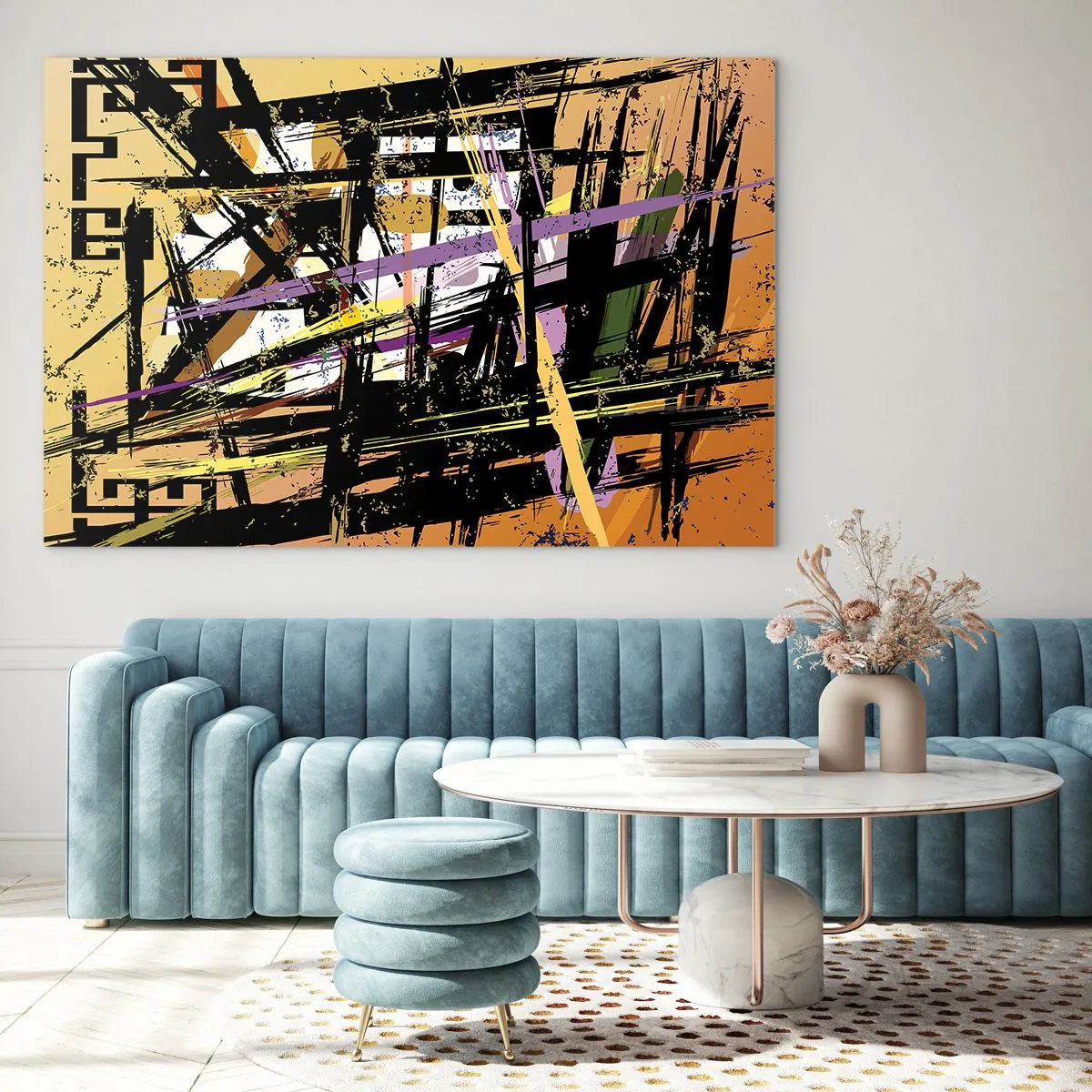 Üveg kép - Éles vágás - 120x80 cm