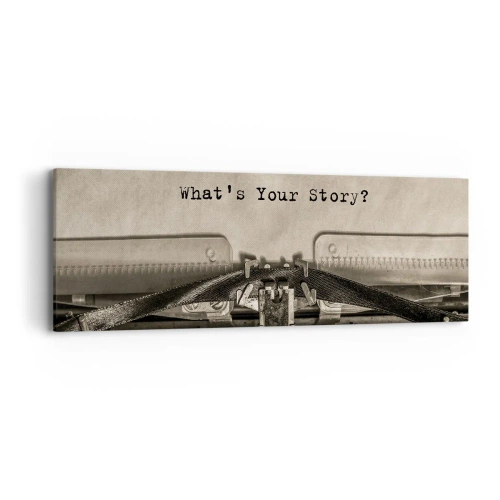 Vászonkép - Meséld el - 90x30 cm